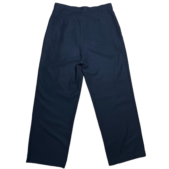 COS Men’s Black Cotton Lyocell Trouser Pants Sz 32R/48 EU - Picture 2 of 15